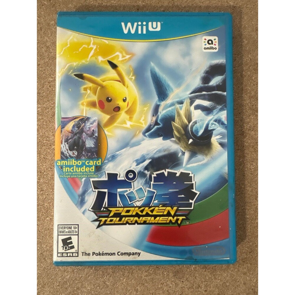 Pokémon Tournament Wii U Game Pokkén Tournament (Nintendo Wii U, 2016) CIB
